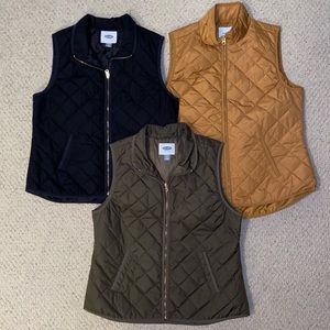 Old navy lightweight vests (3)